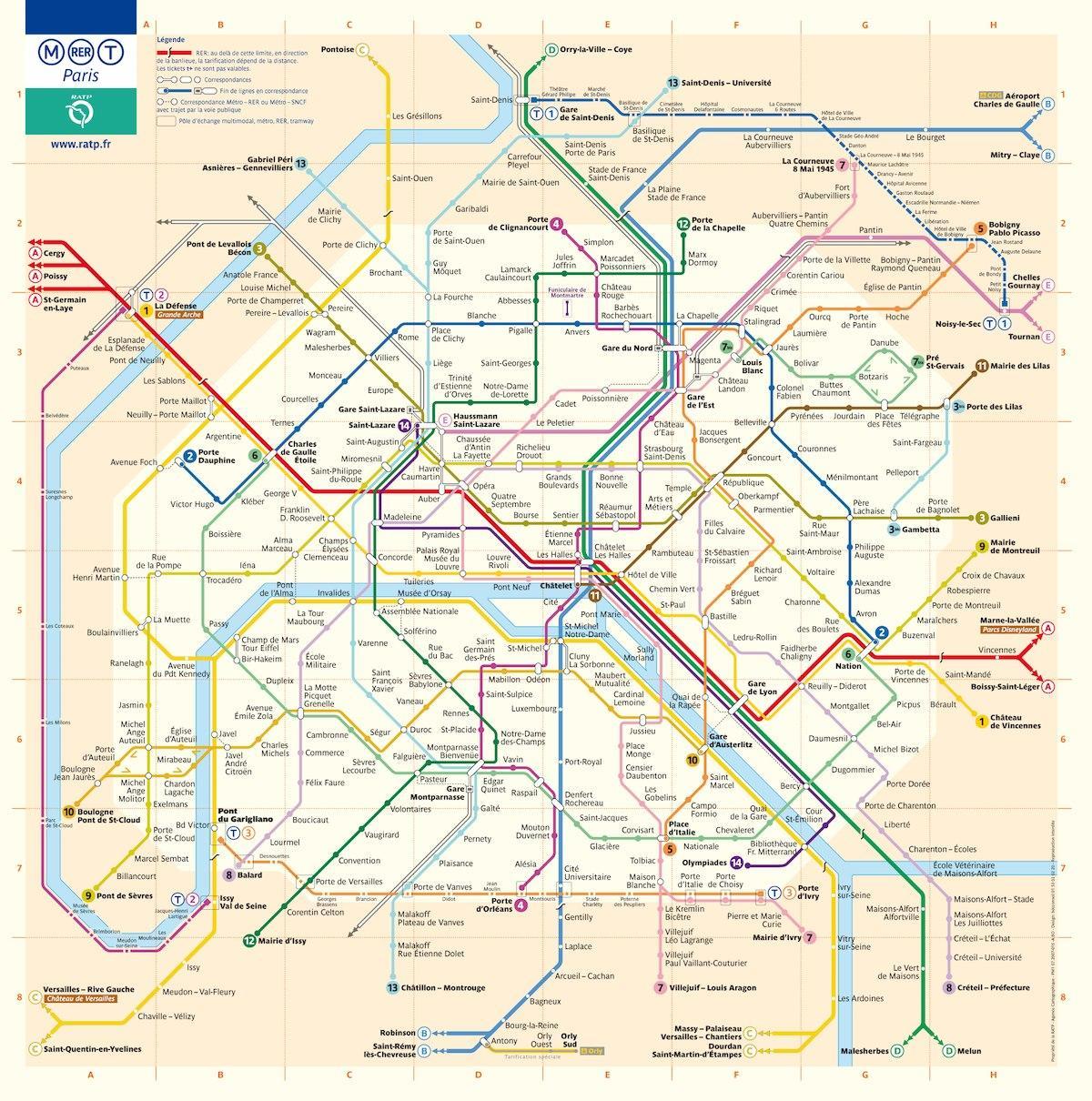 washington dc metro peta dengan jalan-jalan