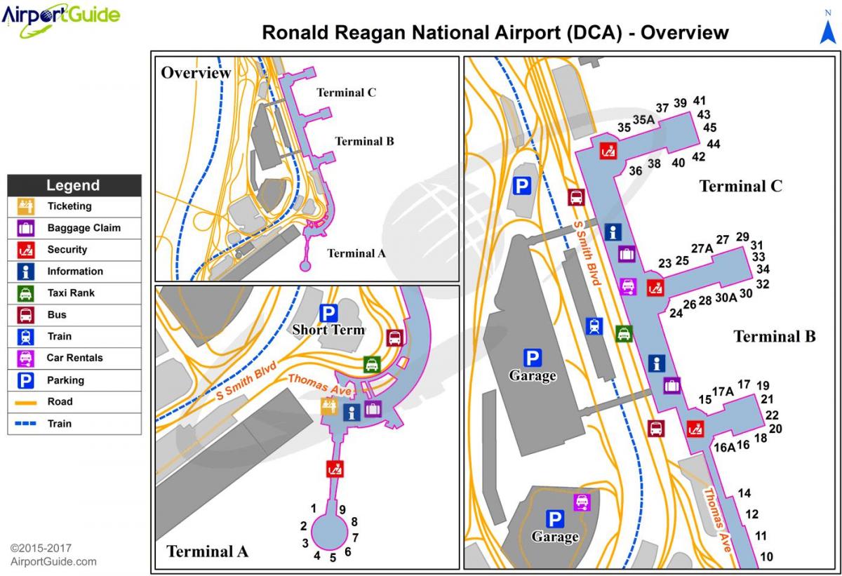 peta dari dca terminal