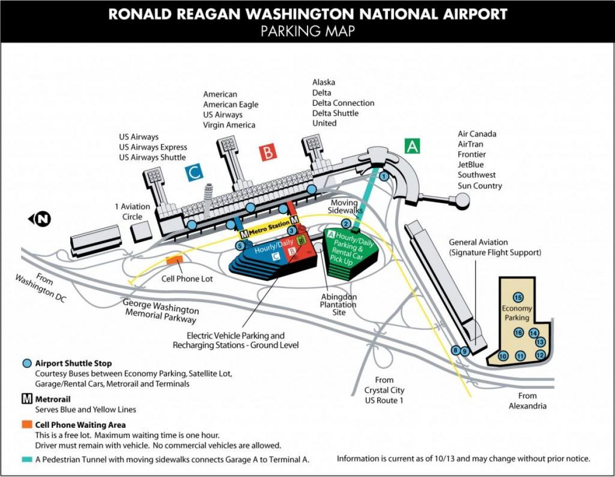 peta bandara di dekat washington dc