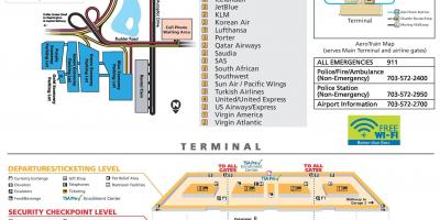Washington dulles international airport peta