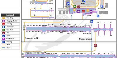 Dulles airport terminal map